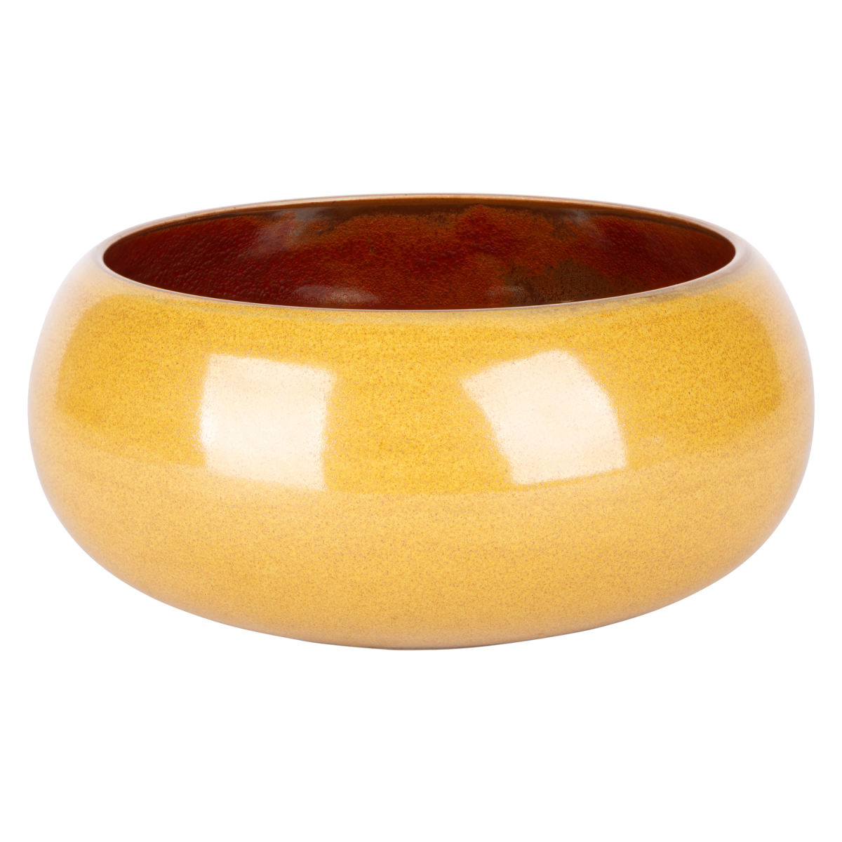 Cosy & Trendy Elements Mustard Schale 1395 ml, 18x18x18x8 cm (LxBxØxH); braun/rostbraun; 4 Stück / Pack
