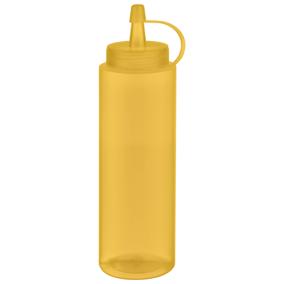 APS Quetschflasche, 6er-Set, Polyethylen; 260 ml, 5x5x18 cm (LxBxH); gelb