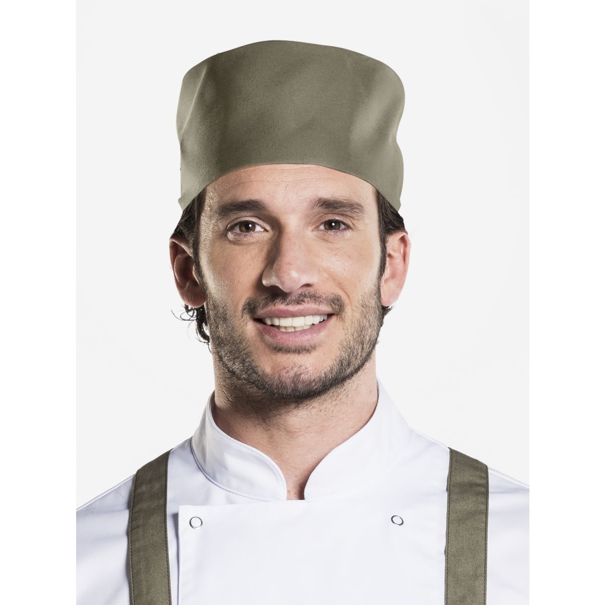 Kopfbedeckung Bandi Xo White – One Size oliv