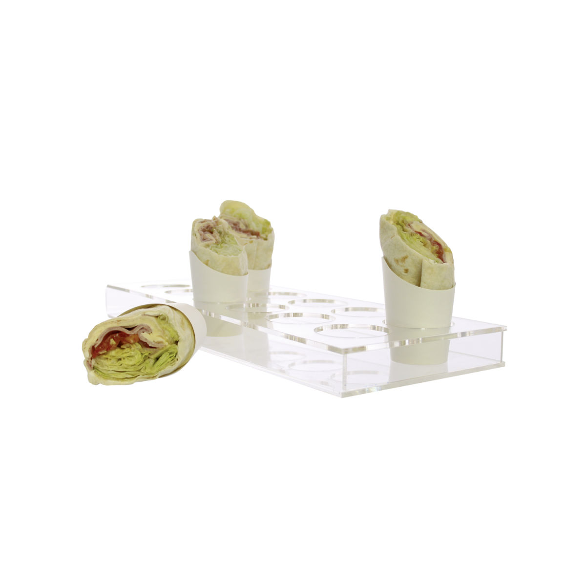 Schneider Wrap-Halter 56x19.5x7x5 cm (LxBxØxH); transparent; rechteckig