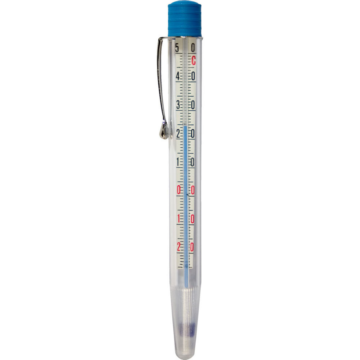 Stalgast Thermometer mit Metall-Clip, Temperaturbereich -20 °C bis 50 °C mehrfarbig