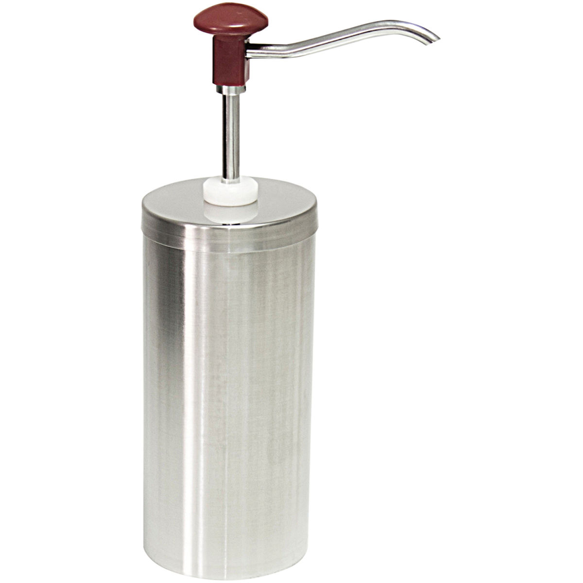 Schneider Druckknopf Dosierspender Materialmix 2000 ml, 12x38 cm (ØxH); rot