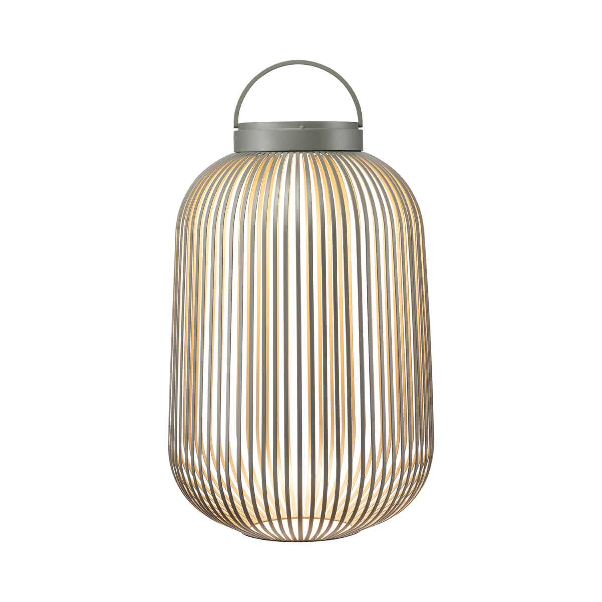 blomus Mobile LED Leuchte -LITO- 31x31x31x49 cm (LxBxØxH); steingrau