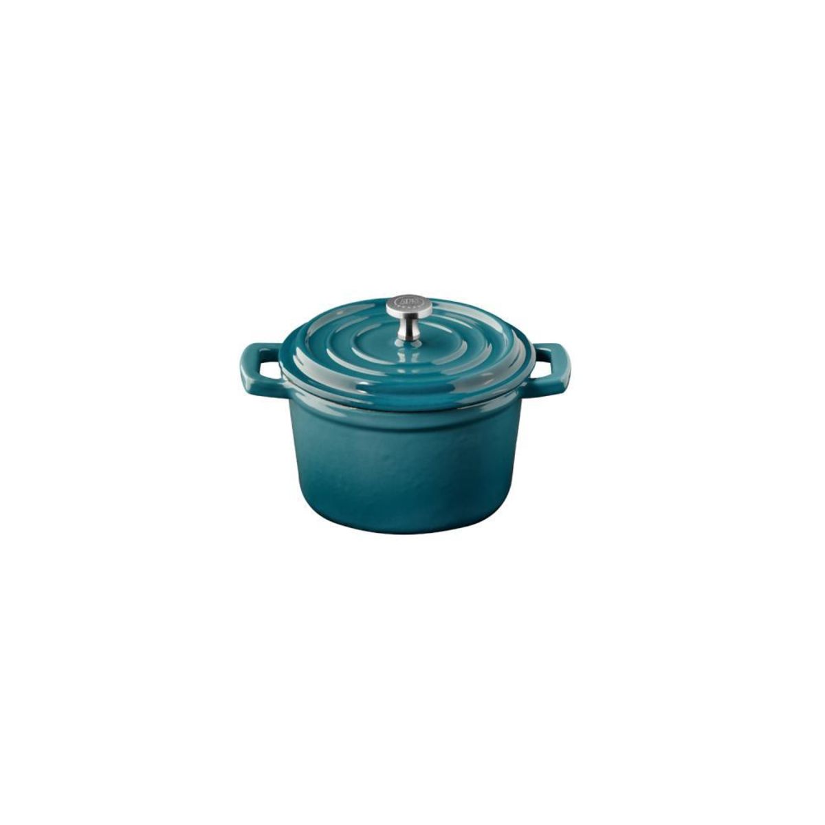 APS Mini-Topf mit Deckel -5 STARS-; 11x11x6.5 cm (LxBxH); blau