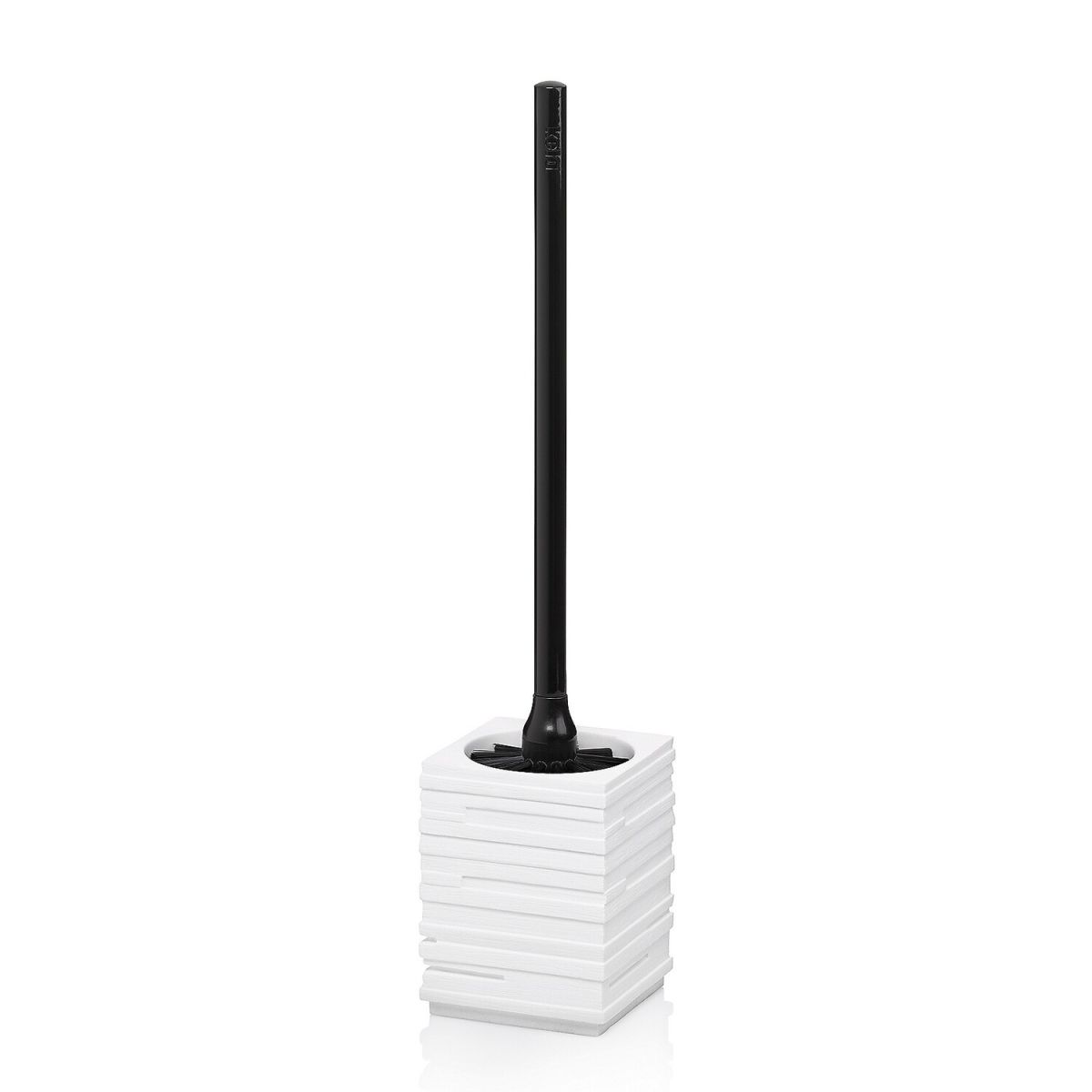 kela Wc-Garnitur Posidon Polyresin 9.5x9.5x44.5 cm (LxBxH); weiß
