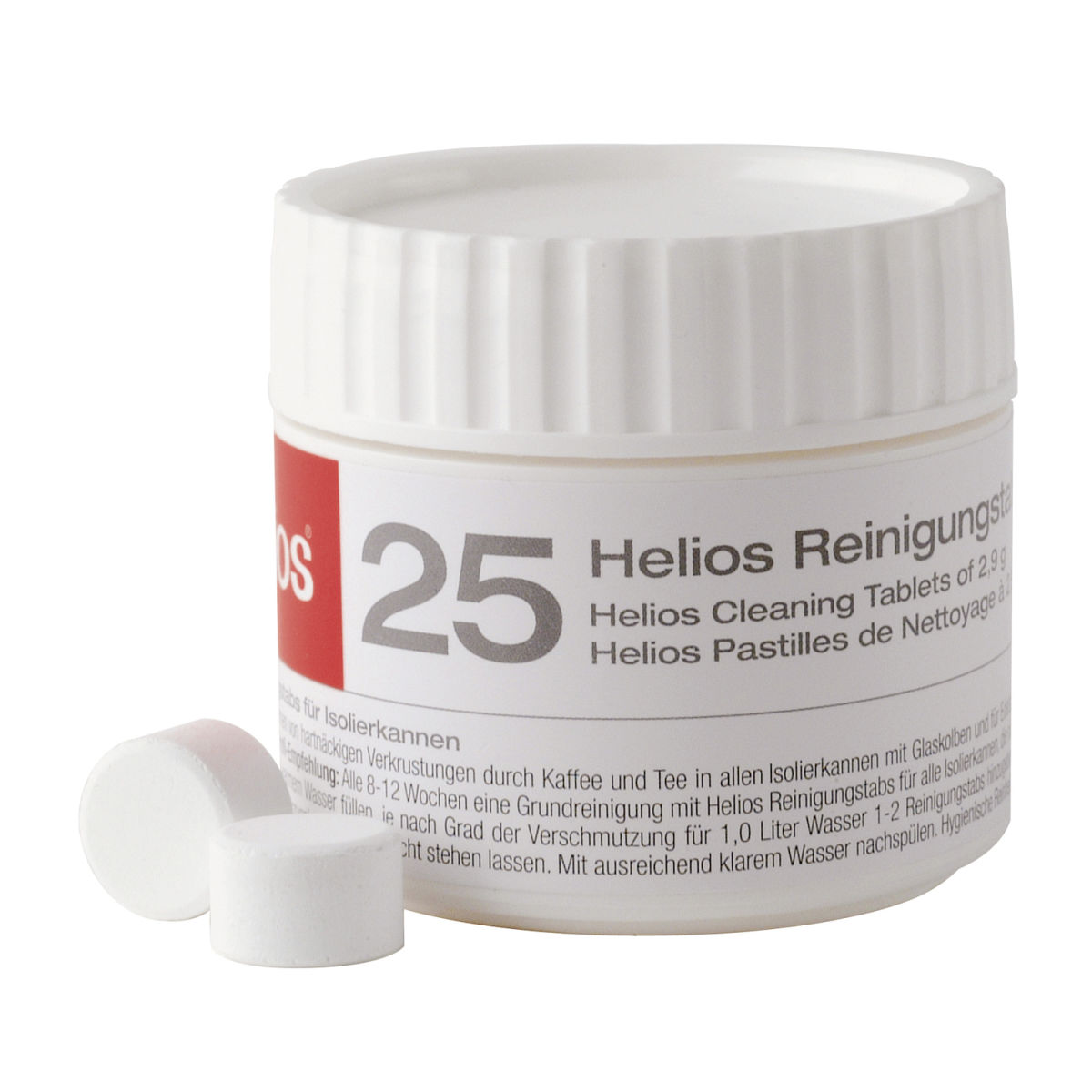 helios Reinigungstabletten - 25 Stück; weiß; 25 Stück / Pack