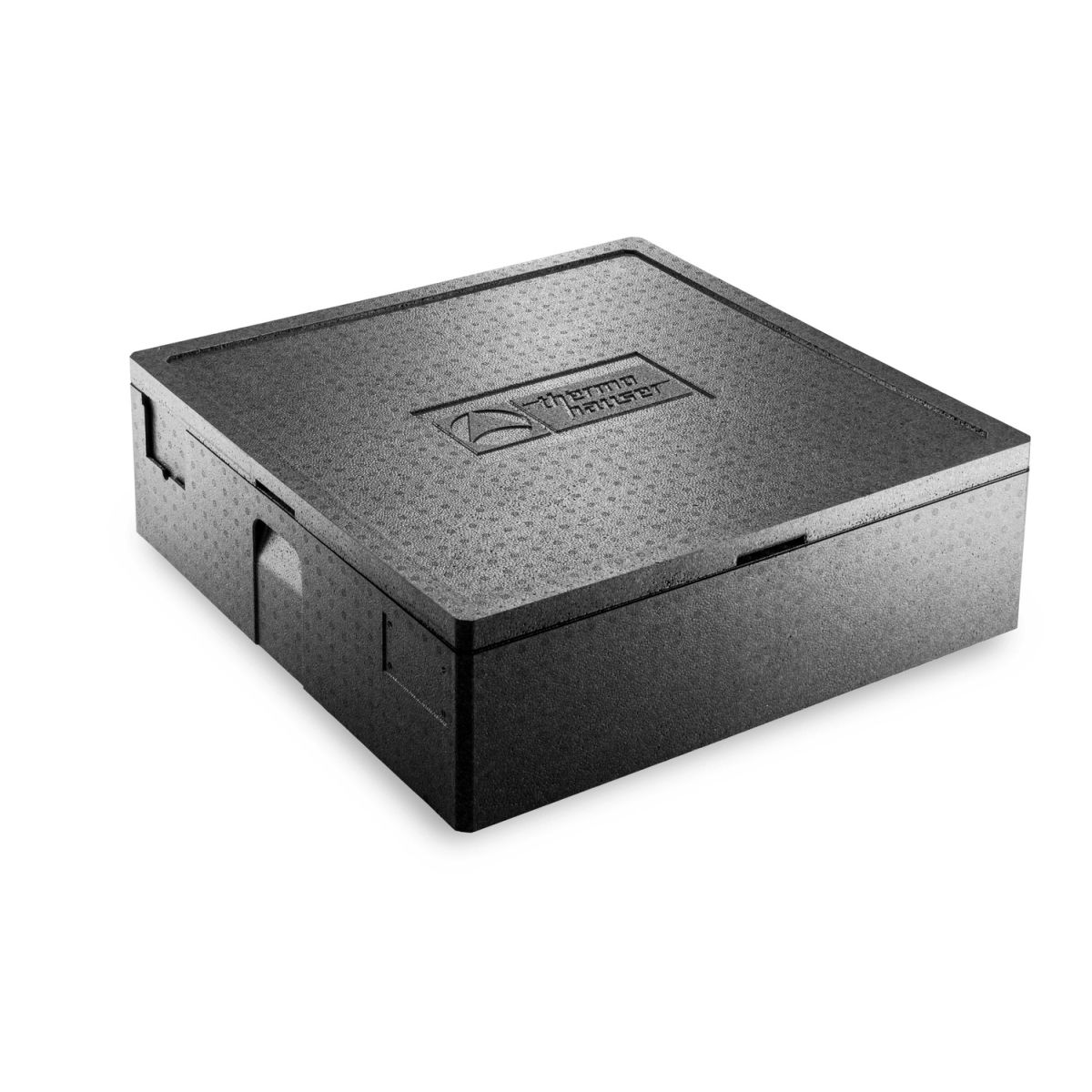thermohauser thermohauser EPP-Thermobox Pizza Party/Family, mit Deckel, 69 x 69 x 27 cm 62 l, 69x69x22.5 cm (LxBxH); schwarz