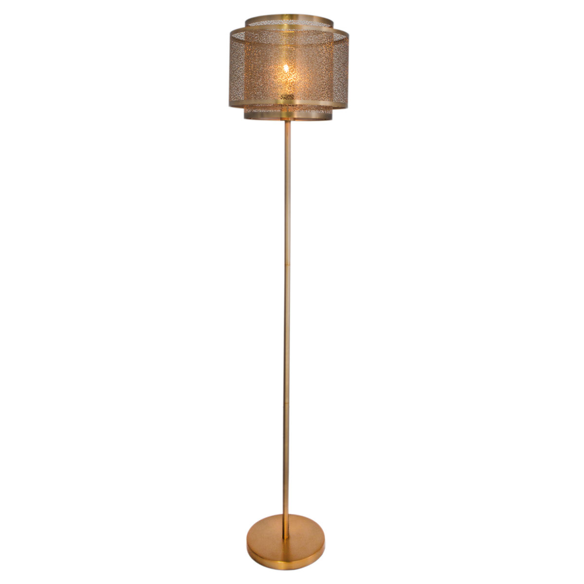 By Rydens Hermine Stehleuchte Mattmessing 34x157 cm (BxH); gold