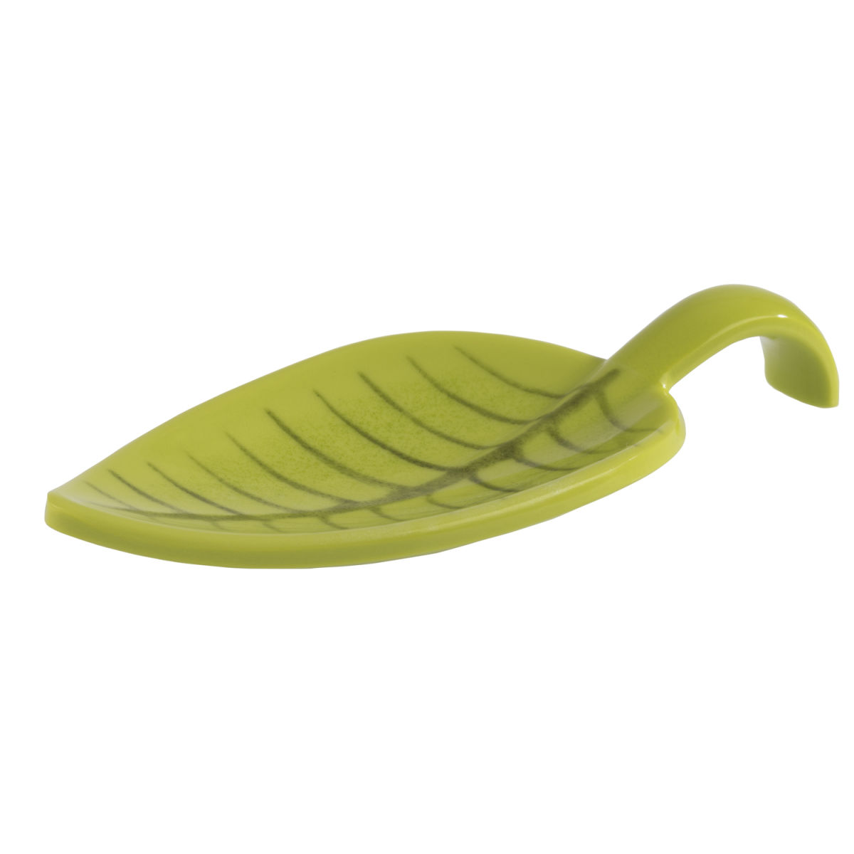APS Fingerfoodlöffel LEAF, Melamin 10 cm (L); lemon; 50 Stück / Pack