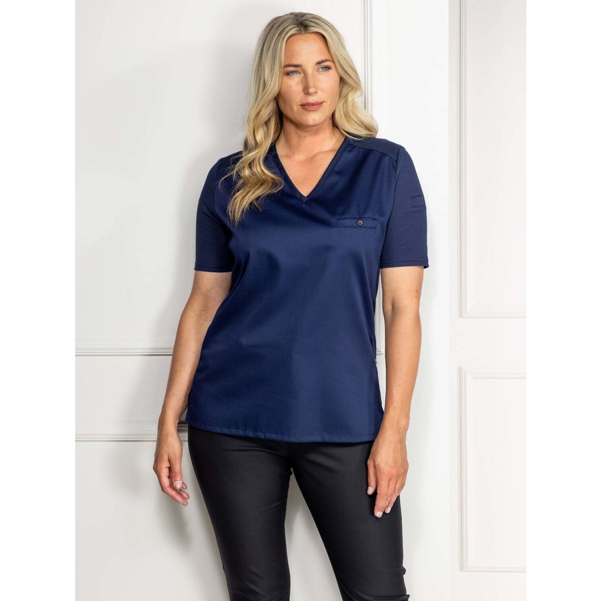 Le Nouveau Chef T-Shirt Fae Kleidergröße L; blau