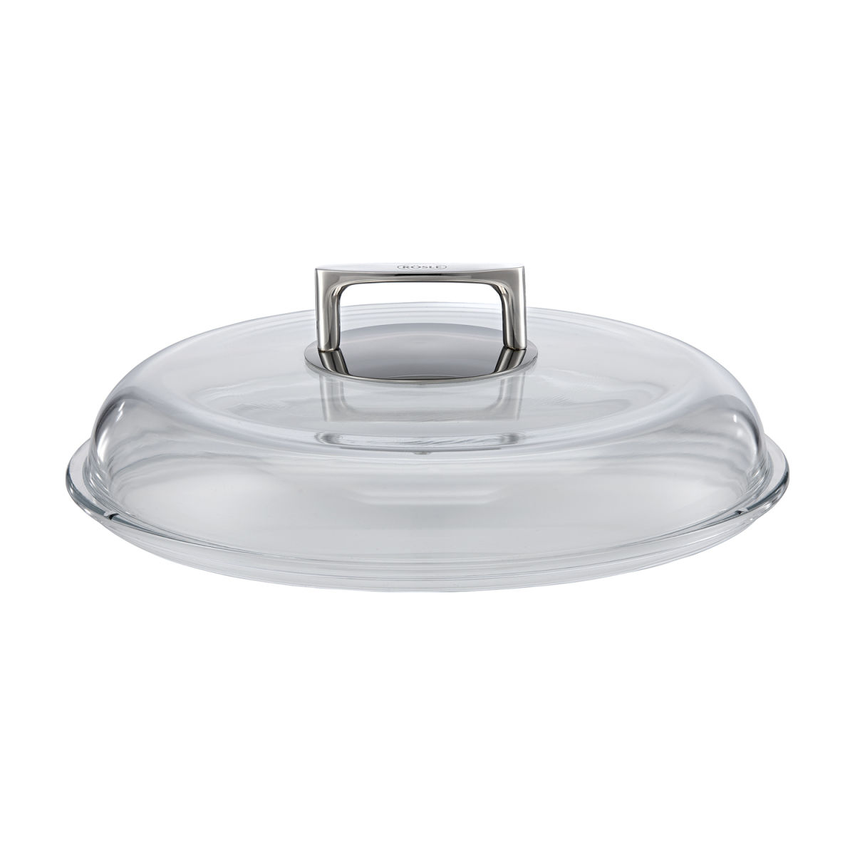 RÖSLE Borosilikat Glasdeckel 29.3x29.3x9.5 cm (LxBxH); transparent