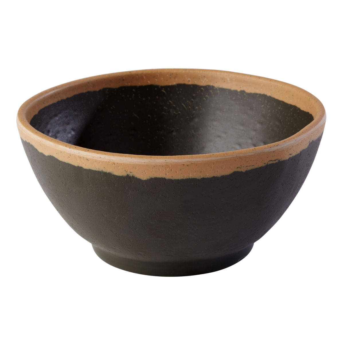 APS Schale CROCKER, Melamin 370 ml, 12.5x6 cm (ØxH); dunkelbraun/braun; rund