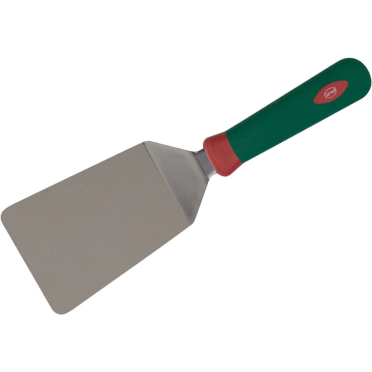 Sanelli Bratenspachtel, ergonomischer Griff, Klingenlänge 15 cm 15x9 cm (LxB); grün
