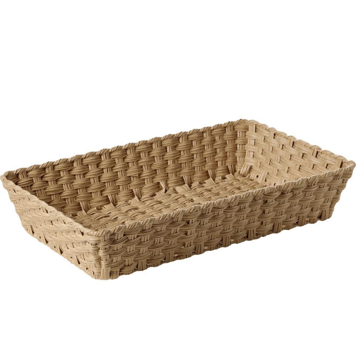 APS GN Korb -TWIRL-; 53x32.5x10 cm (LxBxH); braun