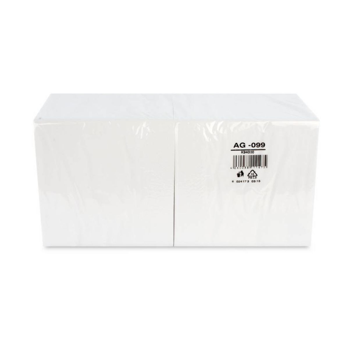 Plock Servietten 33x33 cm 1500 Stück; 33x33 cm (BxL); weiß; 1500 Stück / Pack