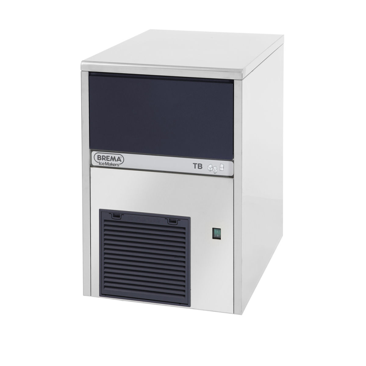 Brema Nuggeteisbereiter 55kg/24h, luftgekühlt 45x68.5x62 cm (BxHxT); silber
