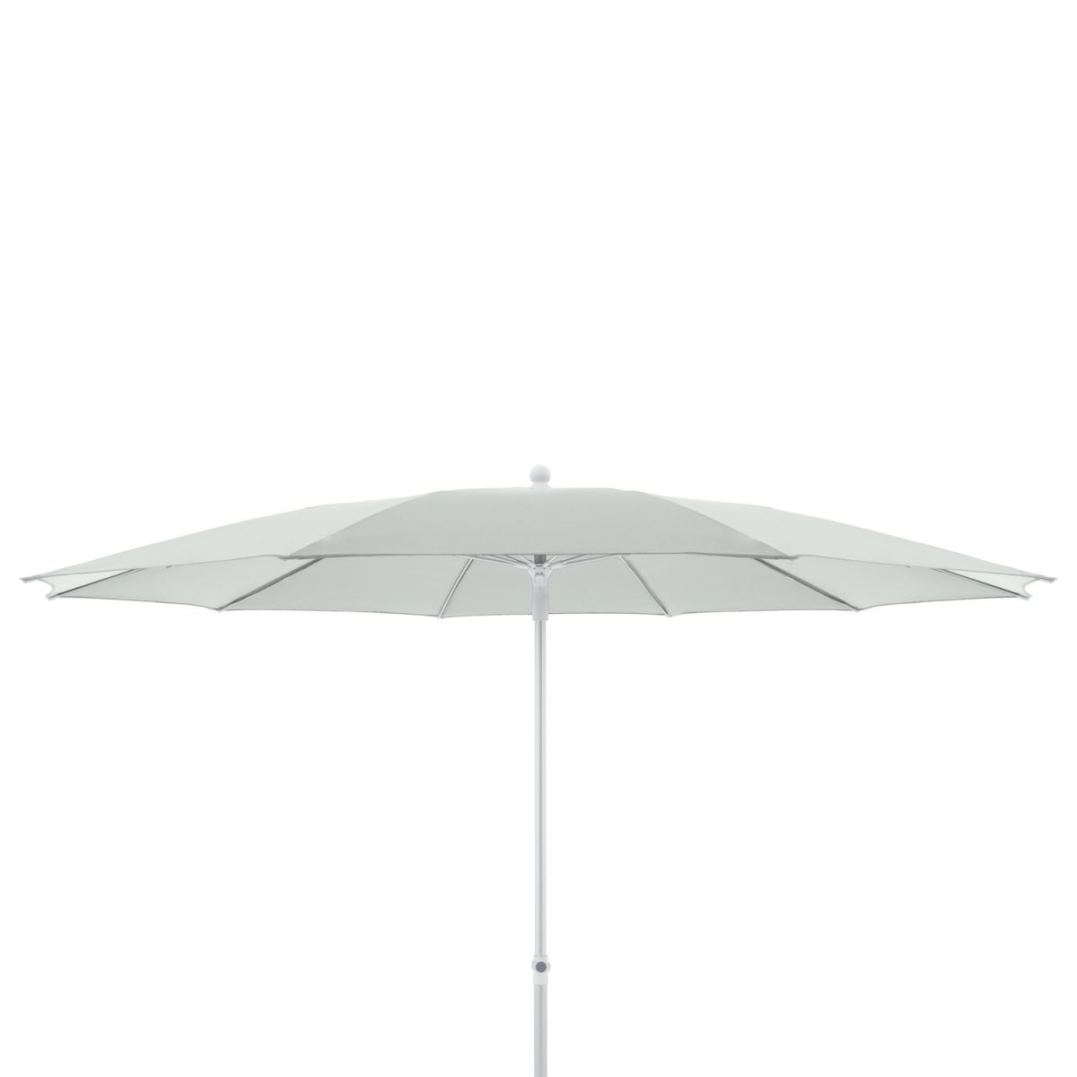 Doppler Gastro Sonnenschirm Fiberglas; 300x265 cm (ØxH); hellgrau