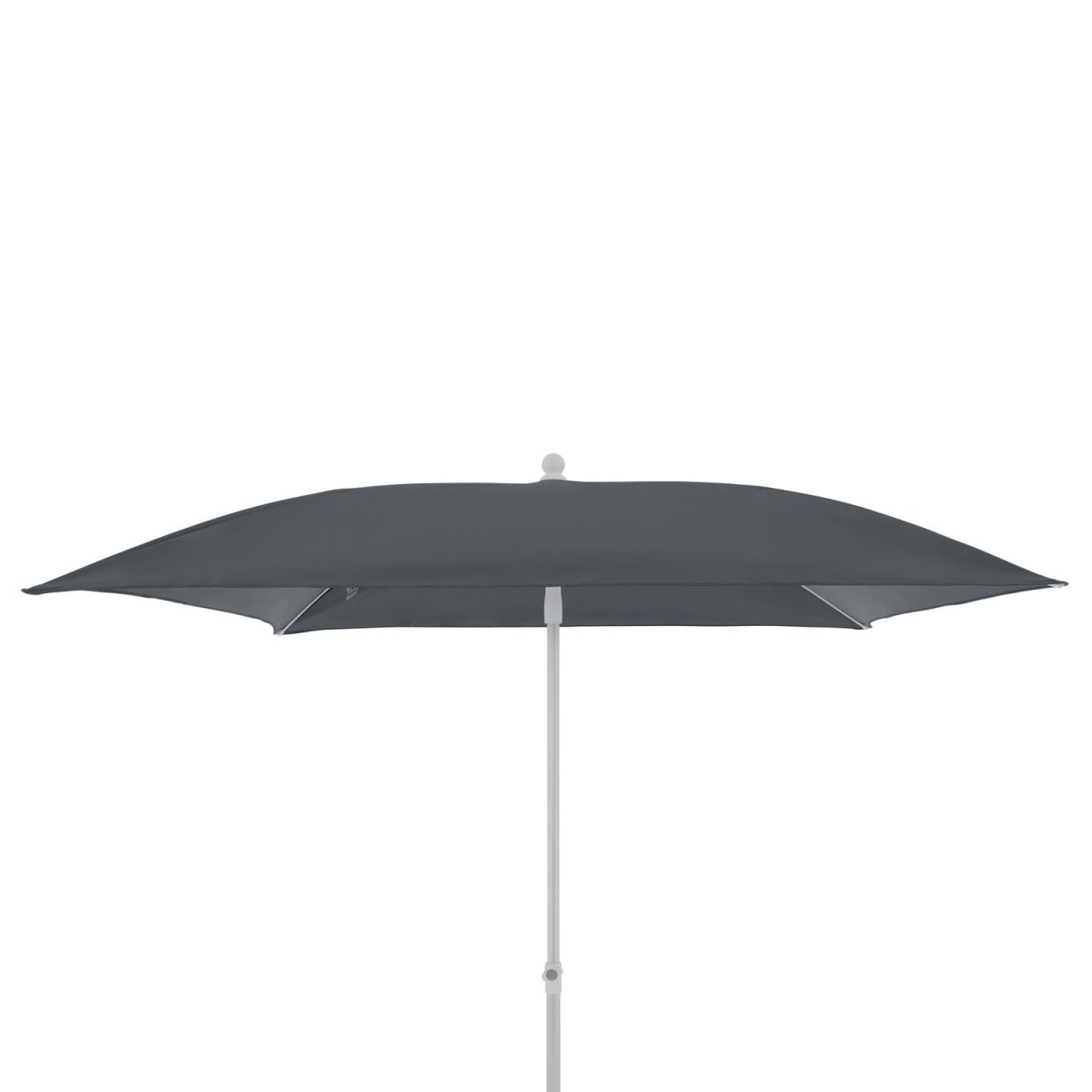 Doppler Gastro Sonnenschirm Fiberglas; 210x210x265 cm (LxBxH); anthrazit