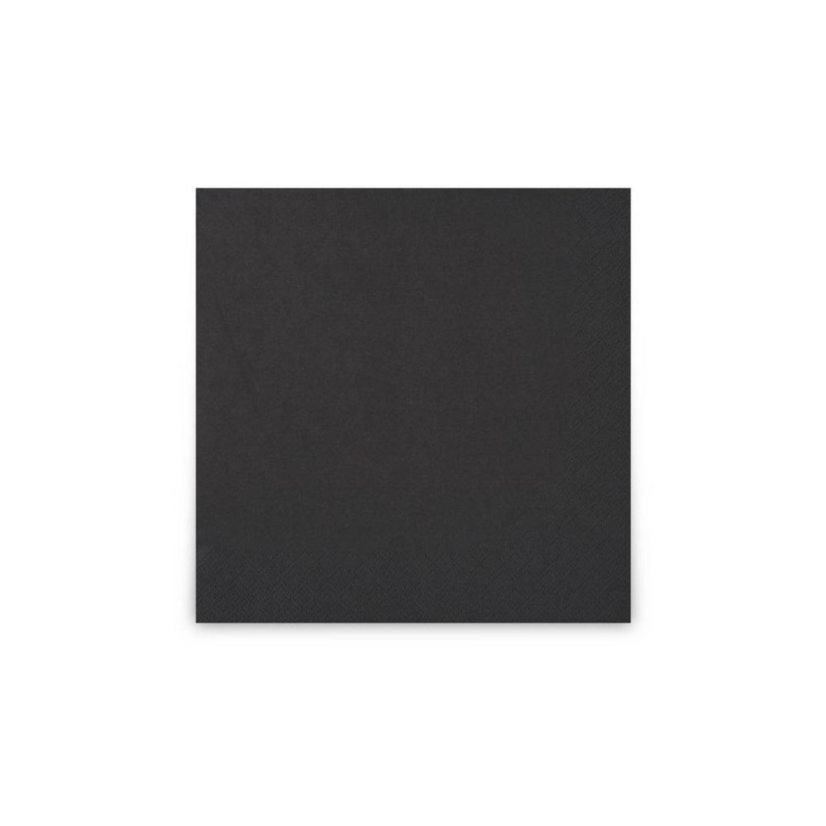 Plock Servietten 33x33 cm, 3-lagig 33x33 cm (BxL); schwarz; 1000 Stück / Pack