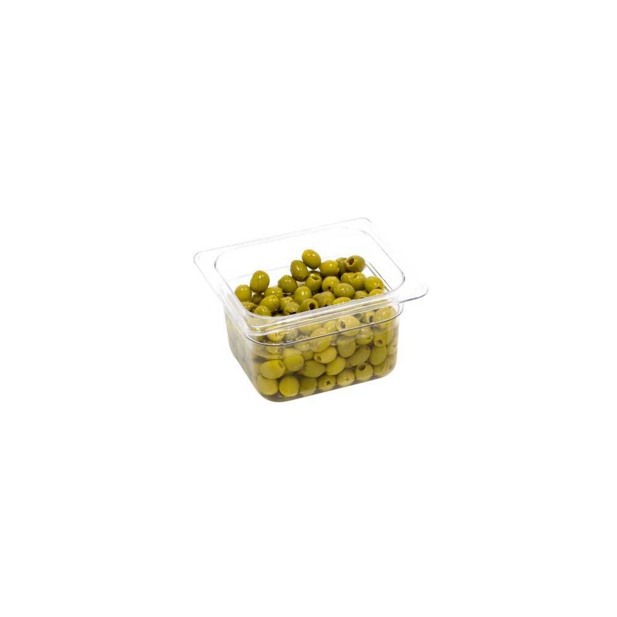 Stalgast Gastronormbehälter, Polycarbonat, GN 1/6 GN 1/6, 1.6 l, 17.6x16.2x10 cm (LxBxT); transparent