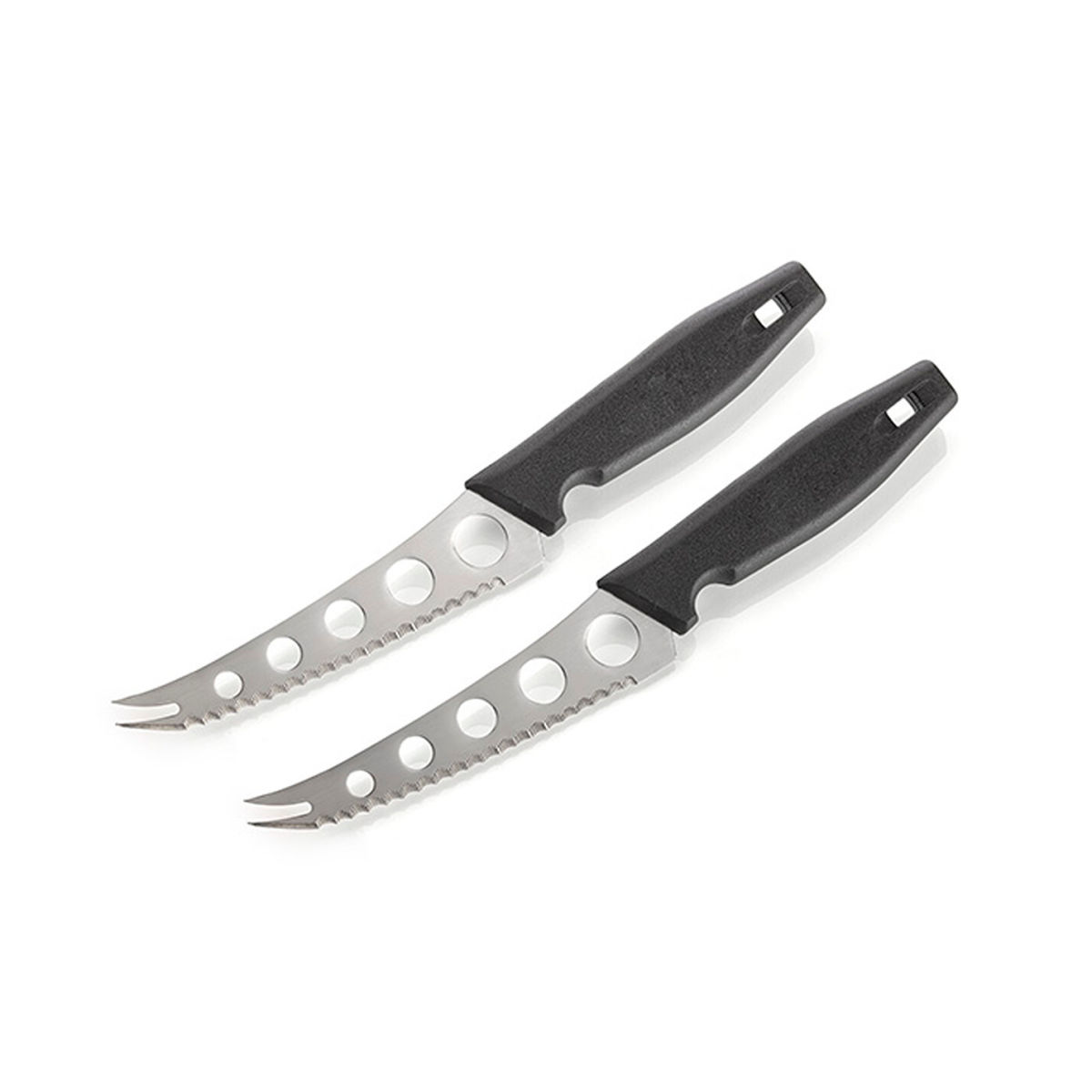 Buddy’s Bar Käsemesser, 2er Set; 25 cm (L); schwarz/silber; 2 Stück / Pack