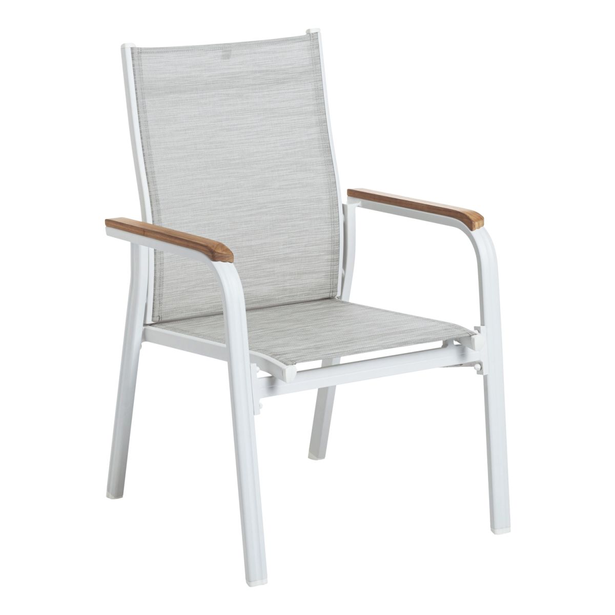 KETTLER Stapelsessel zerlegt GRANADA; 66x69x98 cm (BxTxH); weiß
