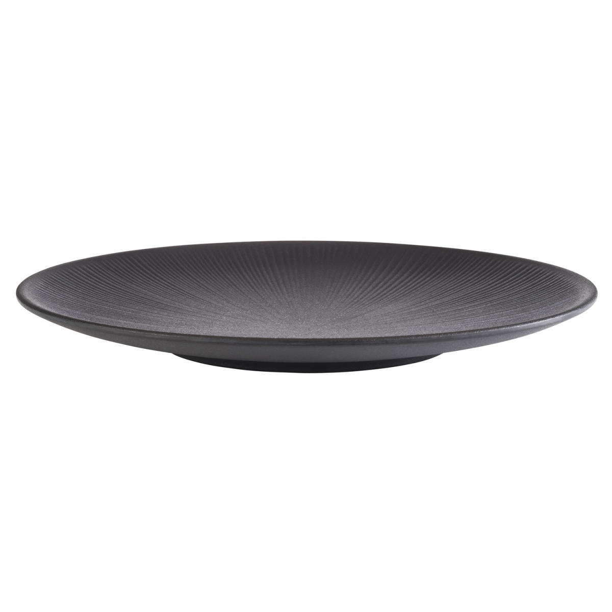 APS Teller NERO, Melamin; 33x33x33x3.5 cm (LxBxØxH); schwarz; rund