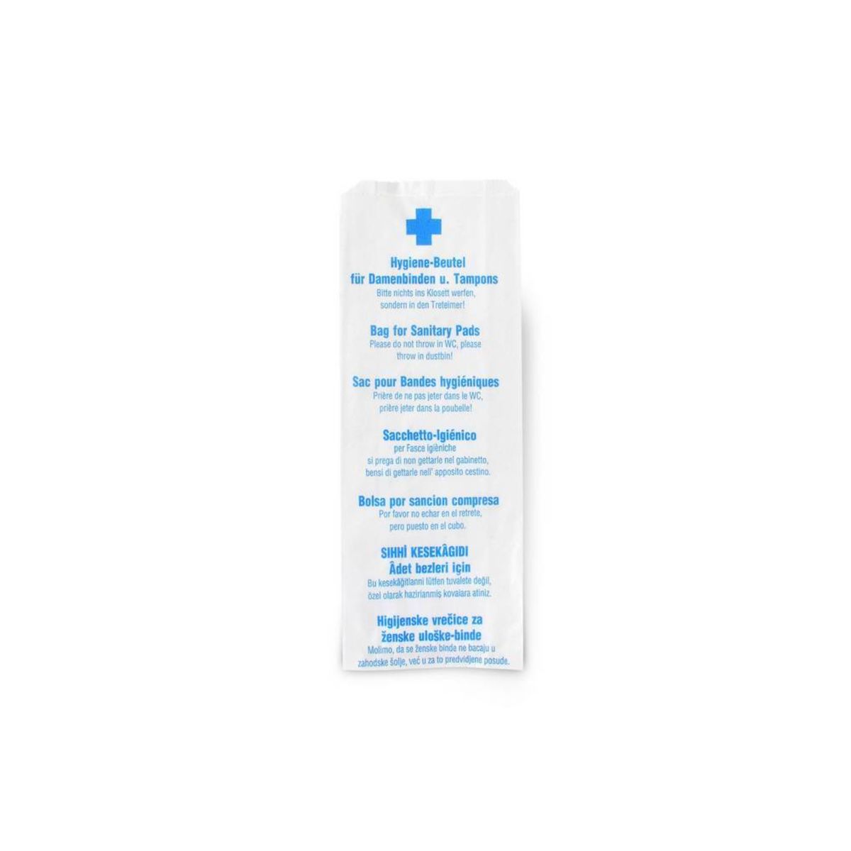 Plock Hygienepapierbeutel, weiß weiß; 1000 Stück / Pack