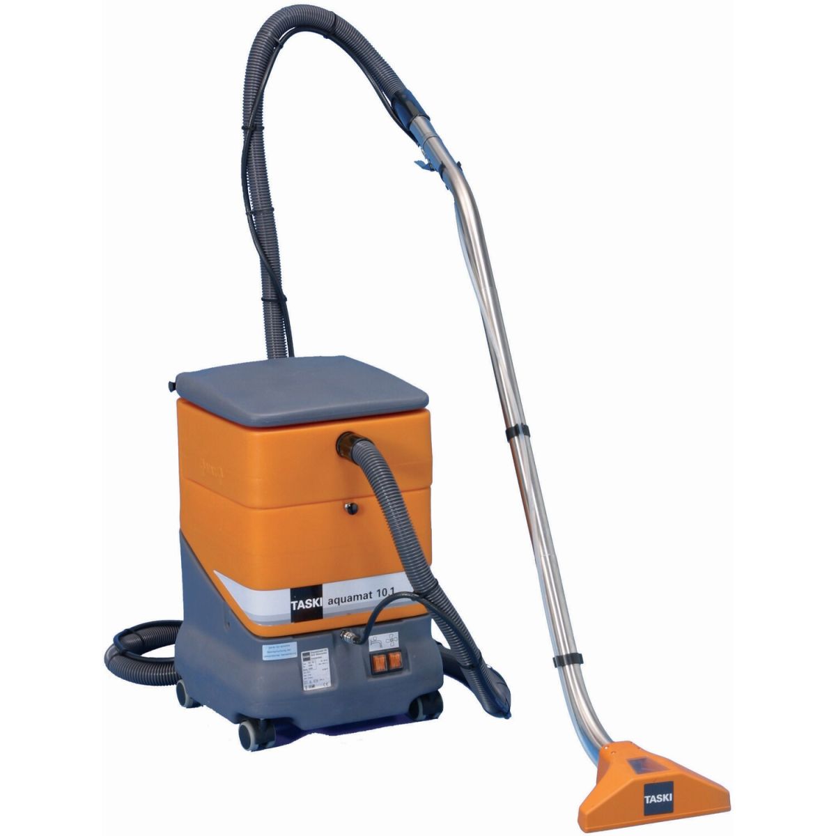 Diversey TASKI aquamat 10.1, Sprühextraktionsmaschine für die Grundreinigung von kleineren bis mittelgroßen Flächen orange/grau