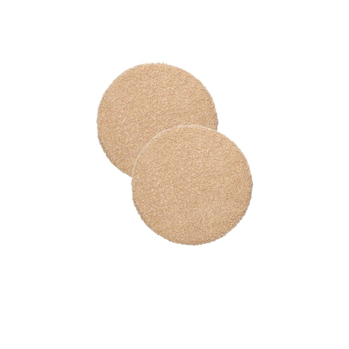 Svanefors Stuhlkissen Teddy 2P 38x38x4 cm (BxLxH); braun; einfarbig; 2 Stück / Pack