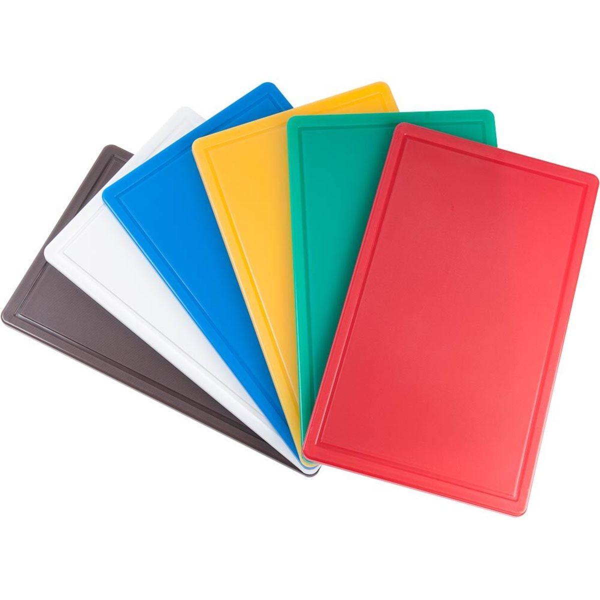 Set di taglieri HACCP, gastronorm1/1, 6 pezzi Stalgast; 32.5x53x1.5 cm (LxLxH); multicolore; 6 pz. / Pacco