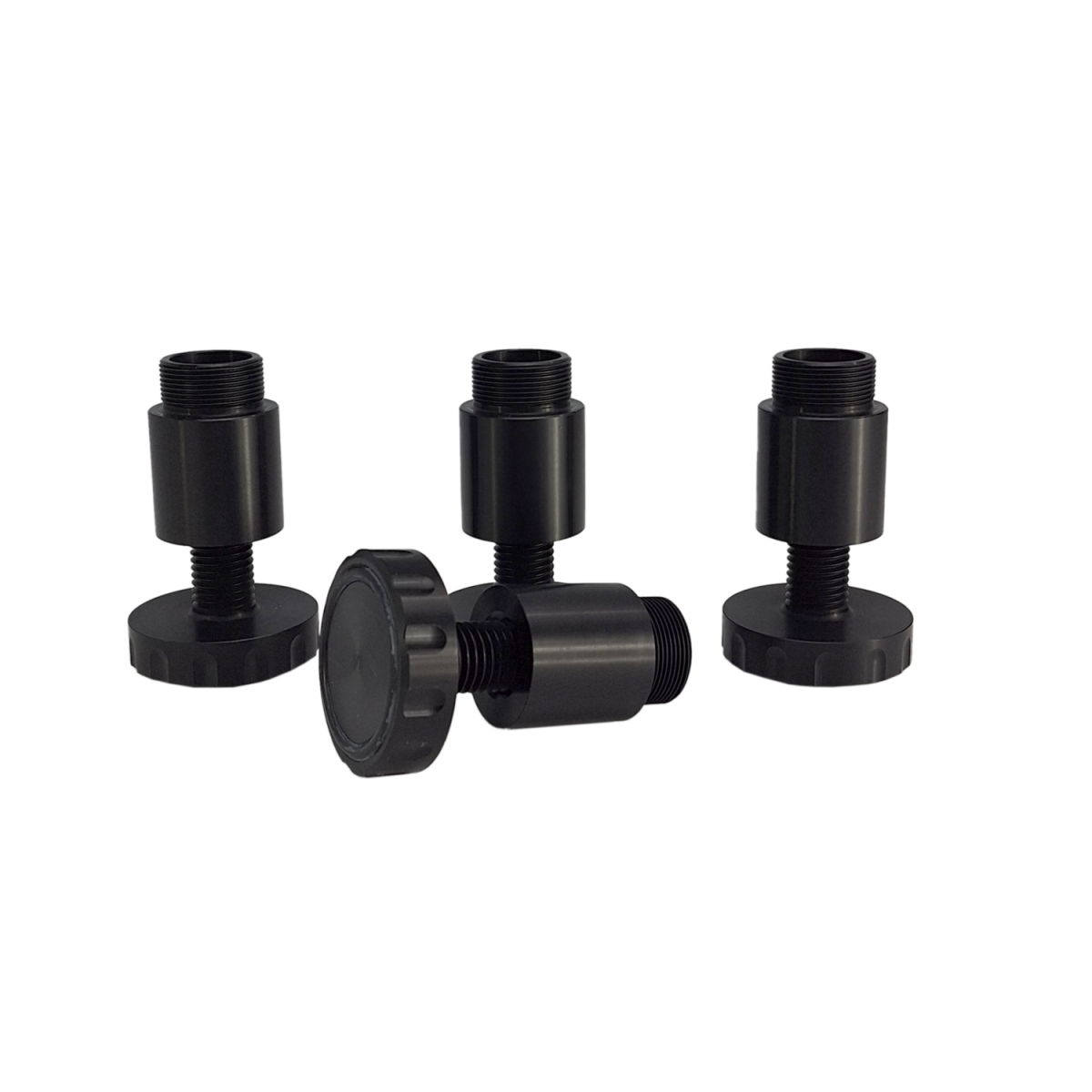 Optiboard Stellfuß OPTIboard Größe L; 6x7.1 cm (LxH); schwarz; 4 Stück / Pack