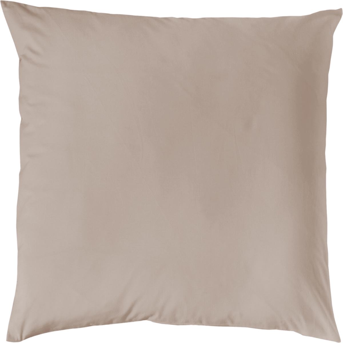 Decoper Decoper ® Mako-Satin Kissenbezug aus 100% Baumwolle 80x80 cm (LxB); taupe