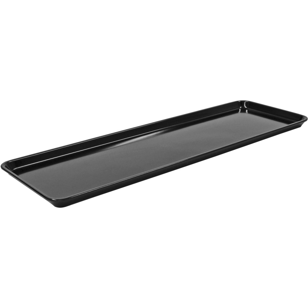 Schneider Auslagetablett Melamin 58x19.5x2 cm (LxBxH); schwarz; rechteckig