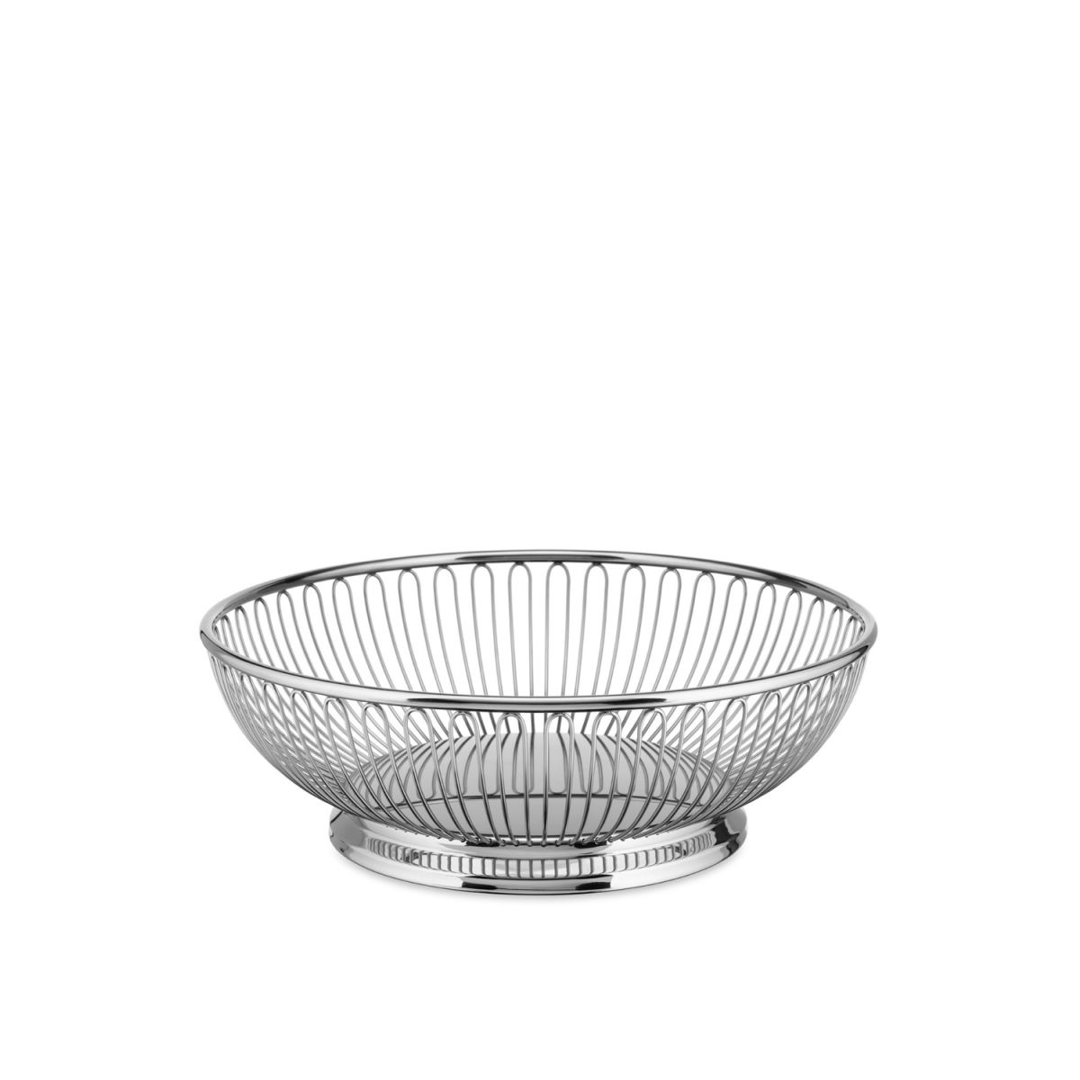 Alessi 826/24 Drahtkorb; 24.5x8.5 cm (ØxH); silber