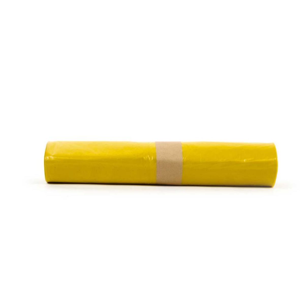 Plock LDPE-Regenerat Müllsacke gelb 250 Stück 120 l, 70x100 cm (BxH); gelb; 250 Stück / Pack