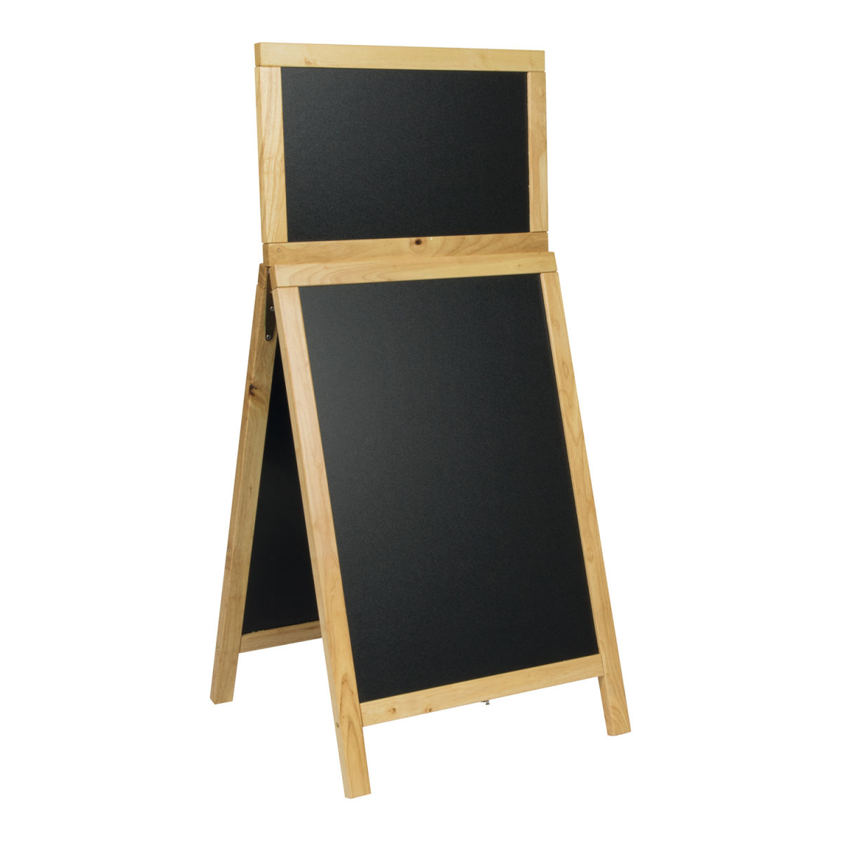 Pannello da marciapiede Duplo-Top - Faggio - Legno di hevea laccato - 55x120cm Securit; 55x117 cm (LxH); beige
