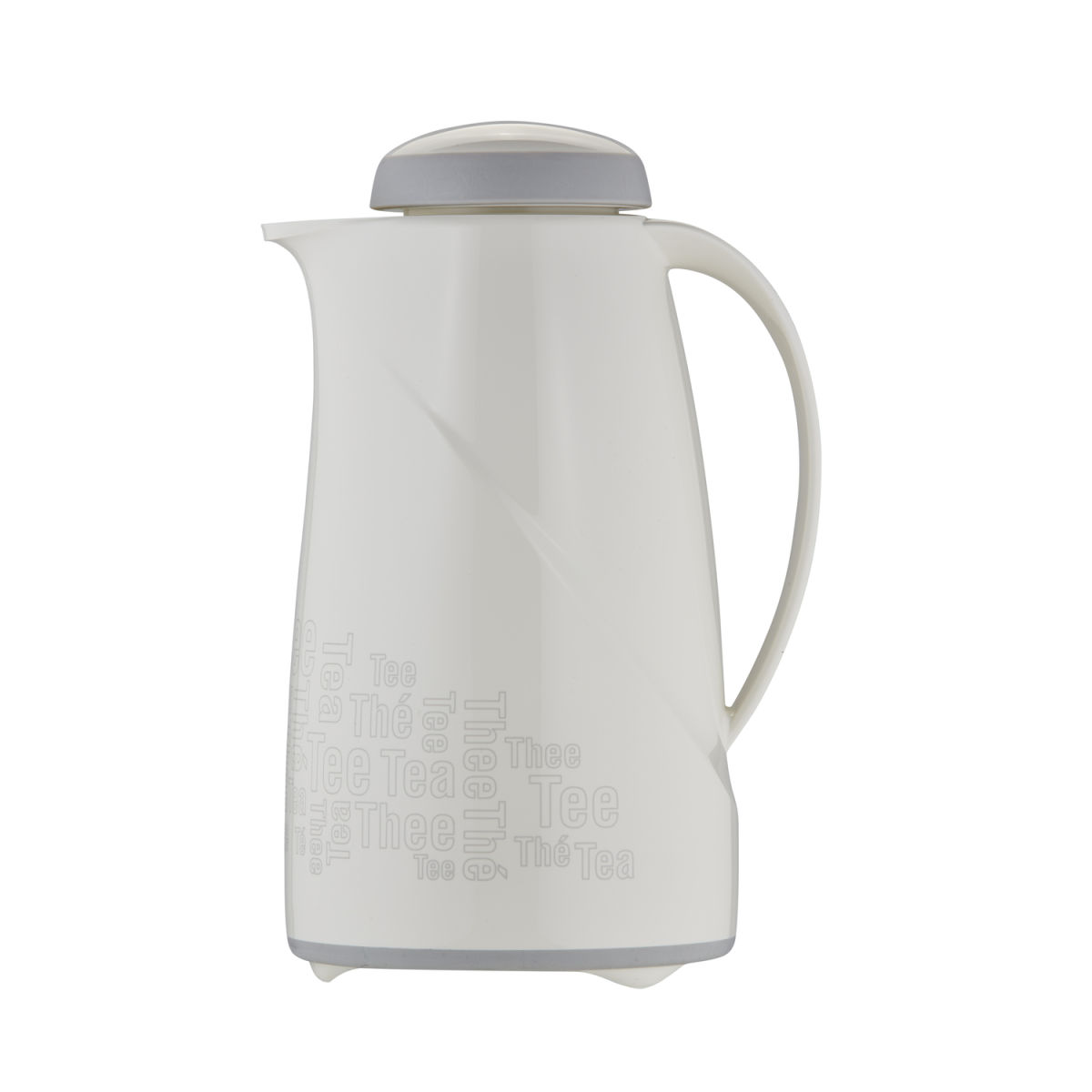 helios Isolierkanne 1,0 l Tea Time 1 l, 25.1 cm (H); weiß