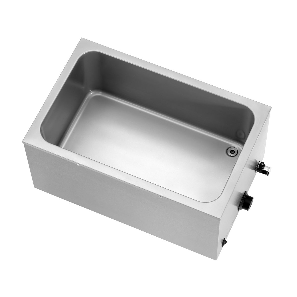 Bartscher Bain Marie, 1/1GN, 200mm, mit Hahn 35.5x29.5x60 cm (BxHxT); silber
