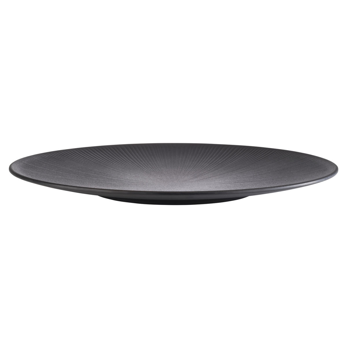 APS Teller NERO, Melamin; 42x42x42x3.5 cm (LxBxØxH); schwarz; rund