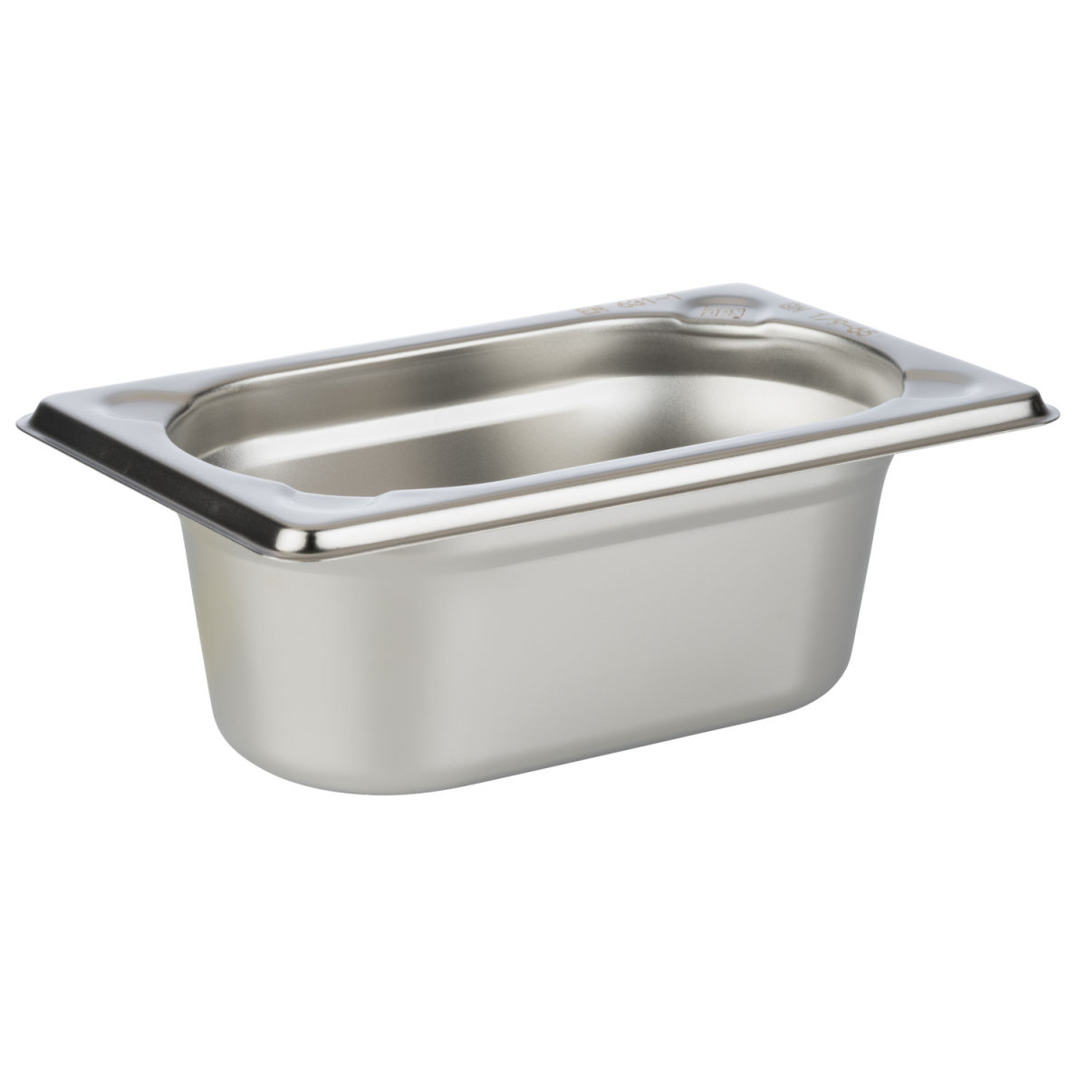 APS GN 1/9 Behälter, Edelstahl; GN 1/9, 600 ml, 17.6x10.8x6.5 cm (LxBxT); silber