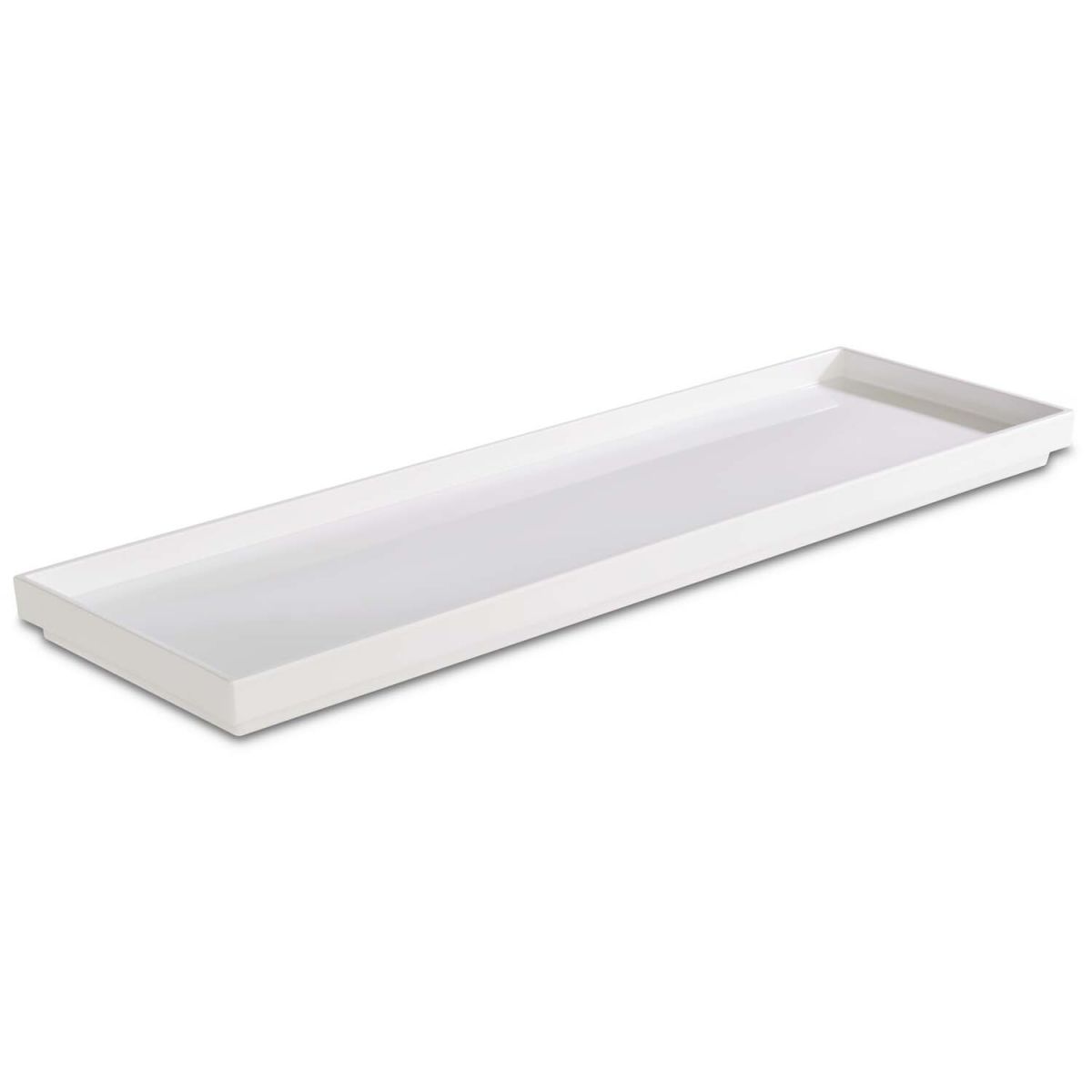 APS GN 1/3 Tablett ASIA PLUS, Melamin GN 2/4, 53x16.2x3 cm (LxBxH); weiß; rechteckig