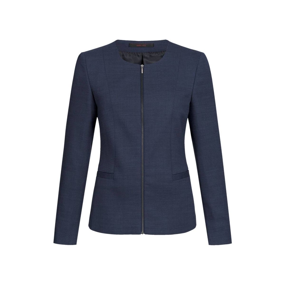 GREIFF Damen-Blazer RF Modern 37.5 Rundhalsausschnitt Kleidergröße 52; dunkelblau