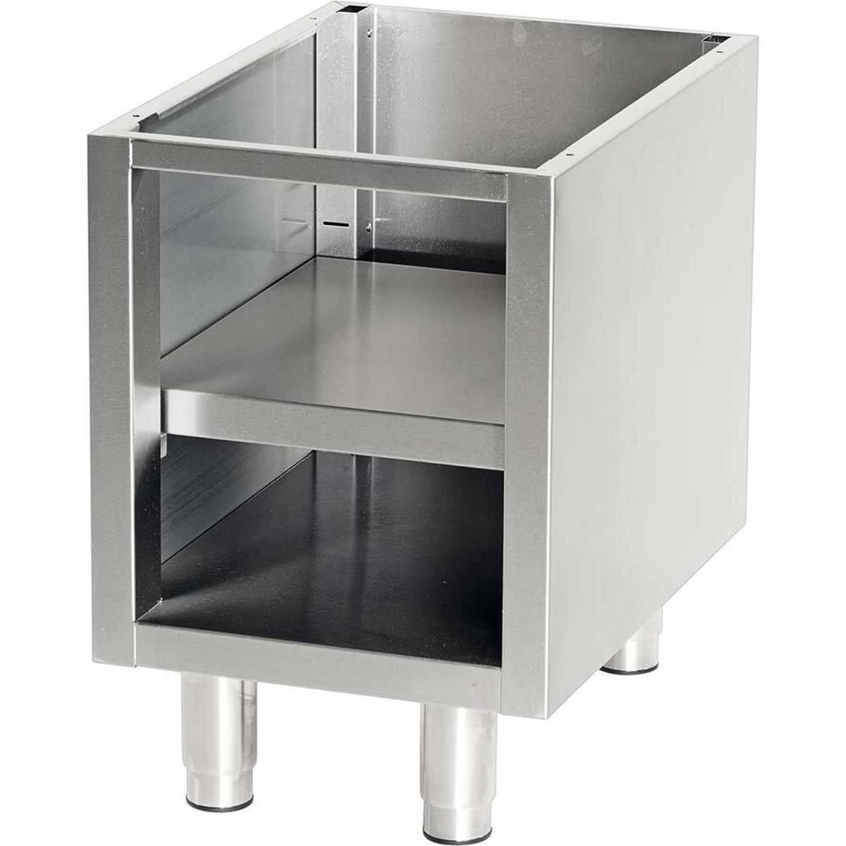 Stalgast Unterbau mit Grund und Zwischenboden 400 mm Serie 700 ND 40x60 cm (BxH); silber