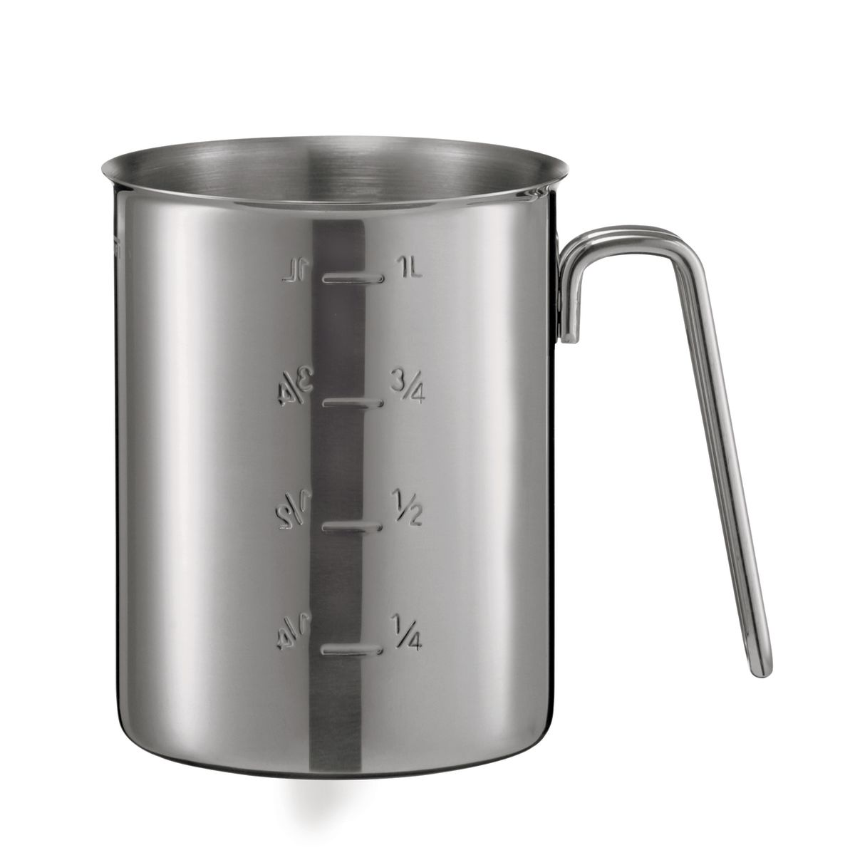 RÖSLE Messbecher Gastro 1 l, 14x11x16 cm (LxBxH); silber