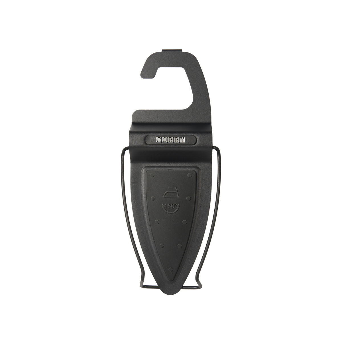 Supporto per ferro da stiro 1200W in nero CORBY; 9.2x12.1x31.3 cm (LxLxH); nero
