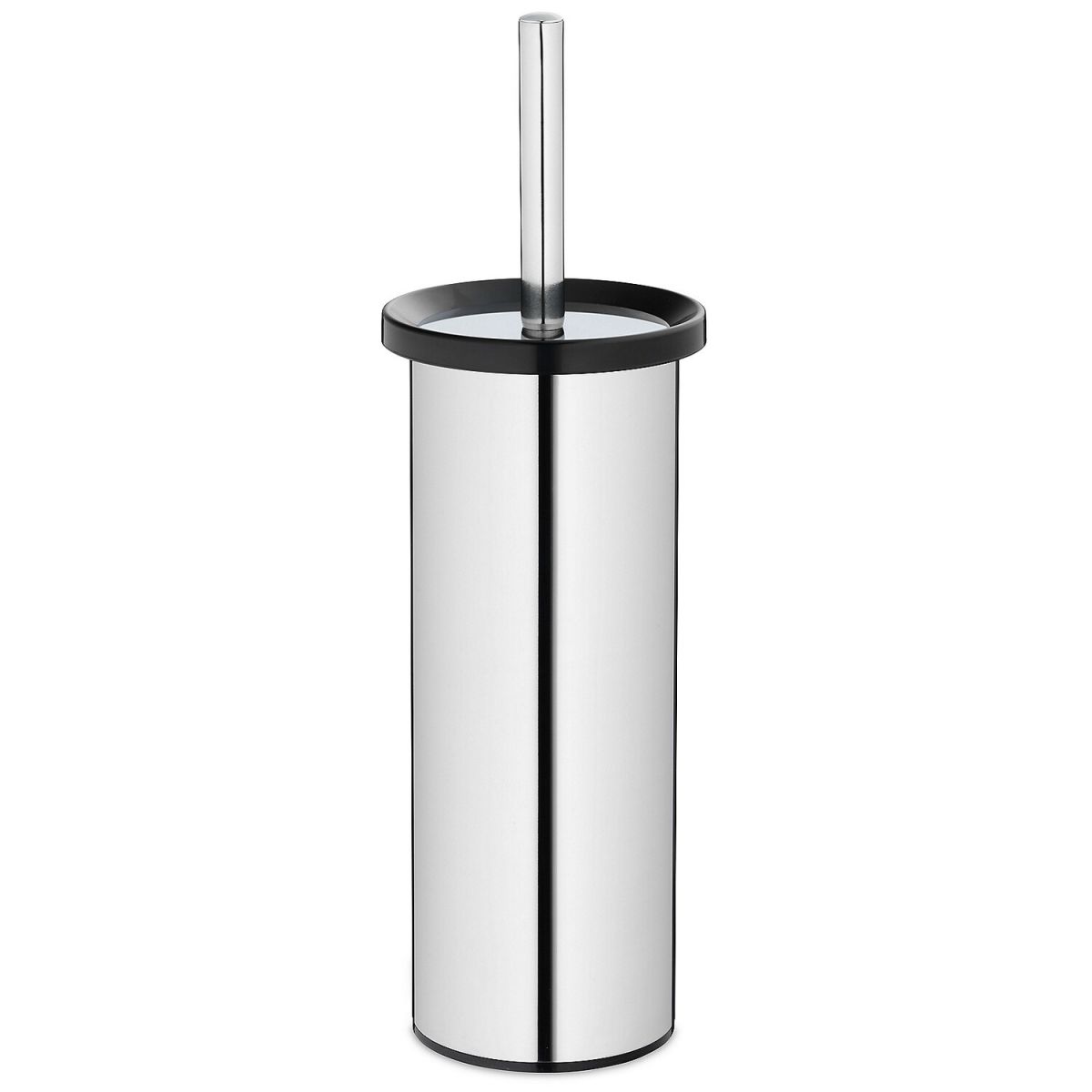 kela WC-Garnitur Alor Edelstahl 18/10 Standmodell 11.5x38 cm (ØxH); schwarz