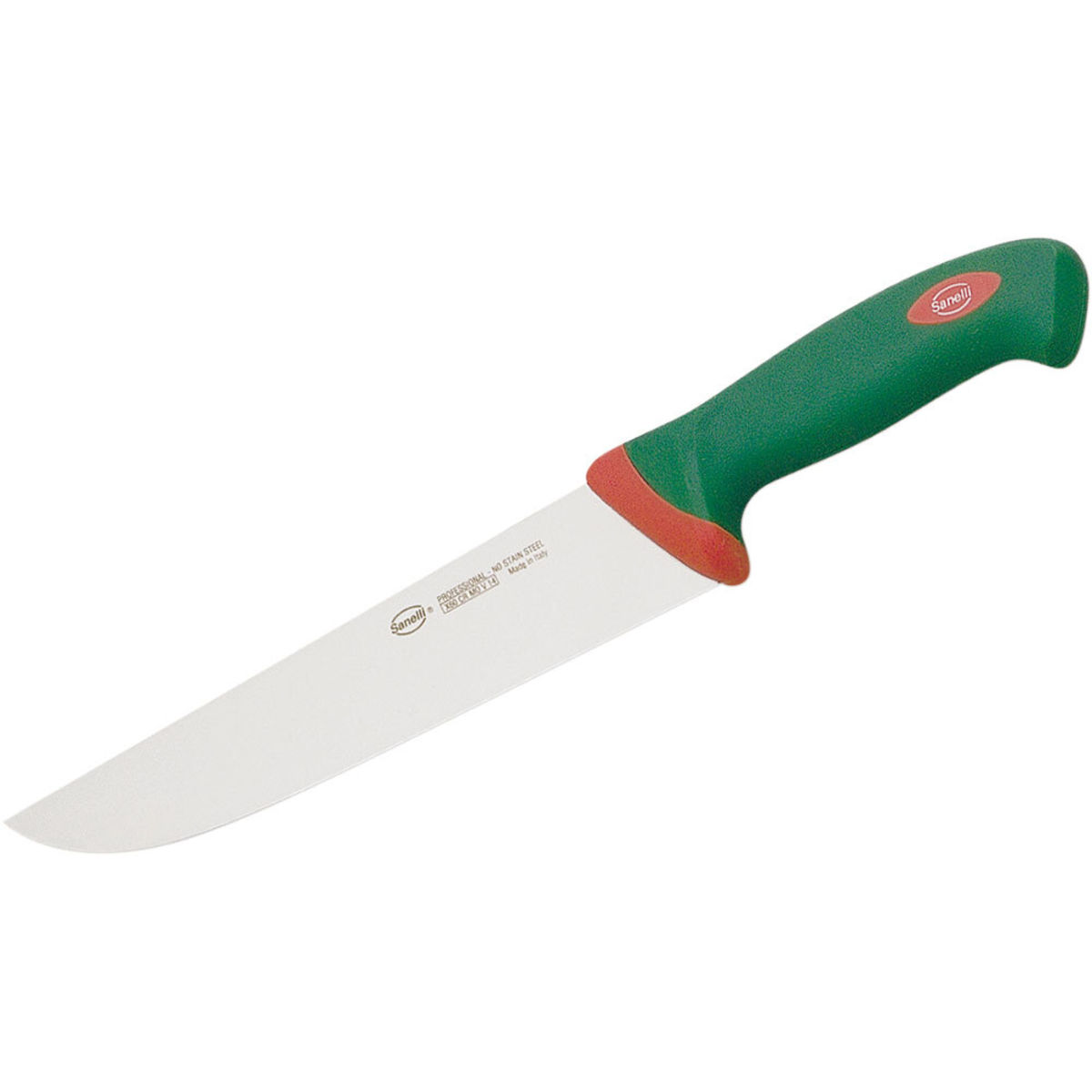 Sanelli Küchenmesser, ergonomischer Griff 23 cm (L); grün