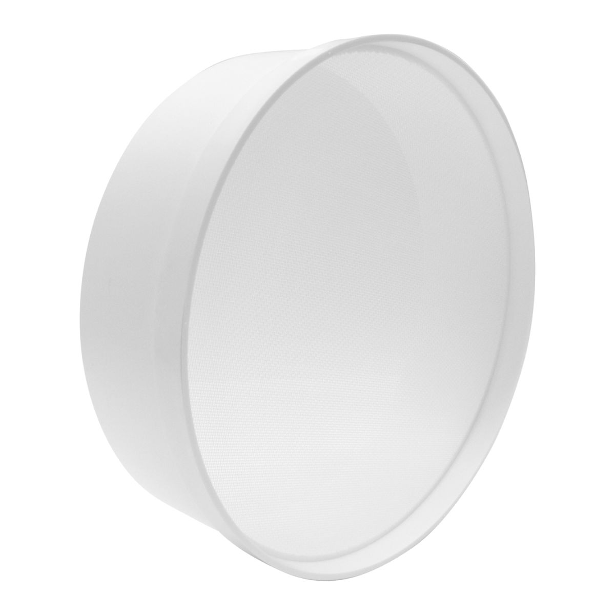 Setaccio per farina/setaccio rotondo maglia in nylon,dimensione maglia 1 mm Schneider; 9x30 cm (HxØ); bianco