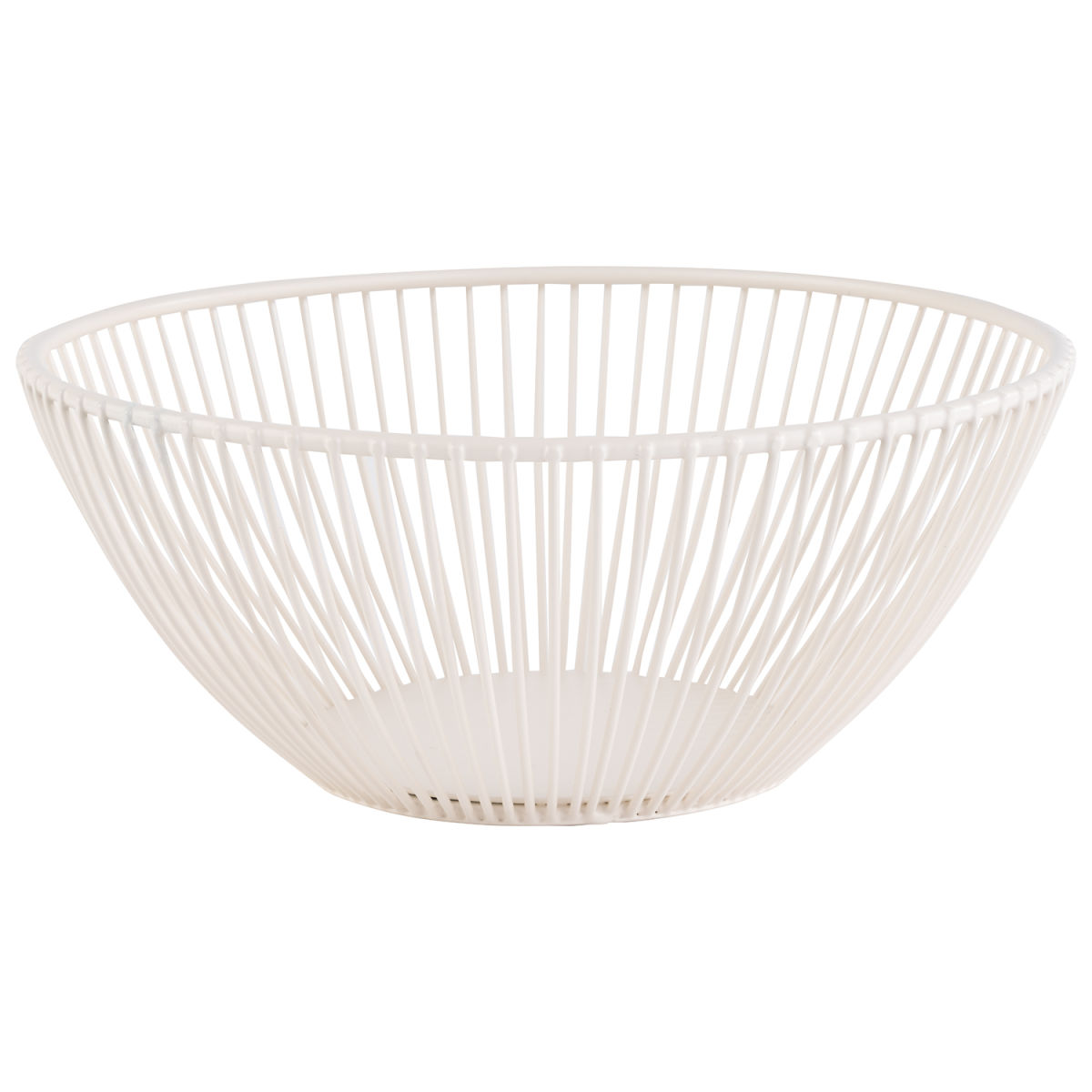 APS Korb SVART, Metall 20x8 cm (ØxH); weiß